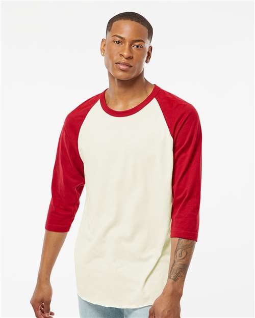 Unisex Fine Jersey Raglan T-Shirt - Tultex - 245