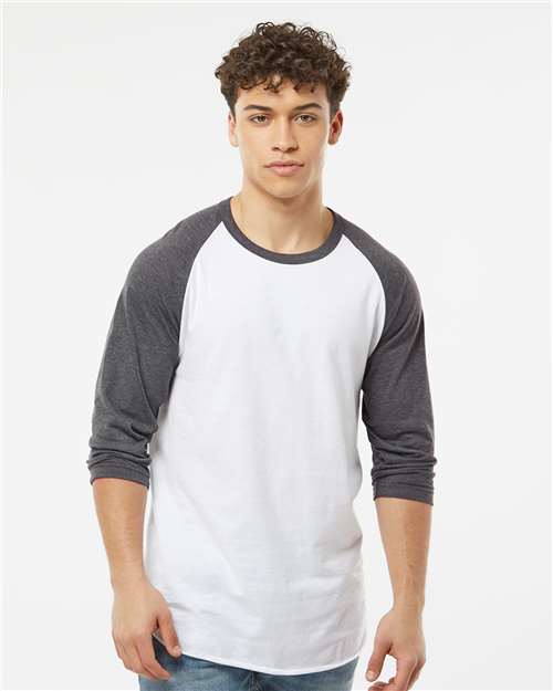 Unisex Fine Jersey Raglan T-Shirt - Tultex - 245