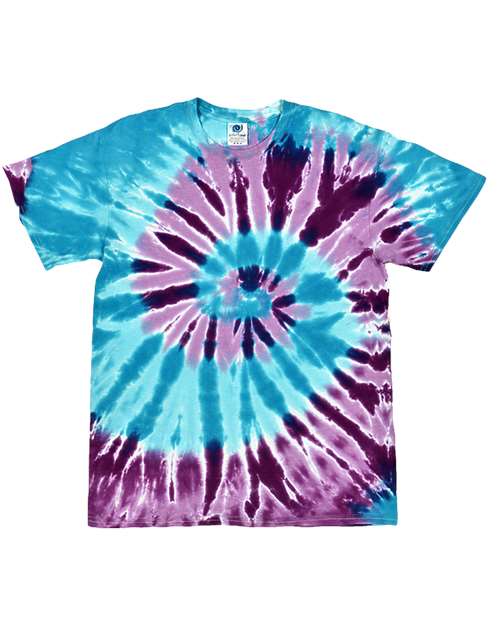 Unisex Multi-Color Tie-Dyed T-Shirt - Colortone - 1000