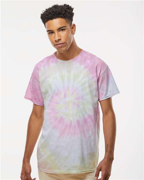 Unisex Multi-Color Tie-Dyed T-Shirt - Colortone - 1000