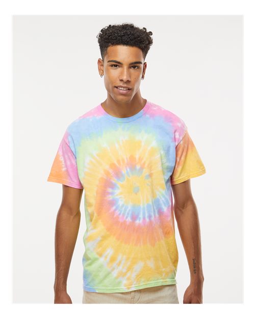 Unisex Multi-Color Tie-Dyed T-Shirt - Colortone - 1000
