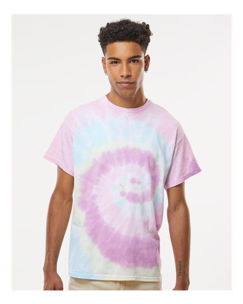 Unisex Multi-Color Tie-Dyed T-Shirt - Colortone - 1000