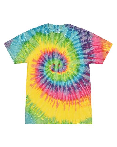 Unisex Multi-Color Tie-Dyed T-Shirt - Colortone - 1000