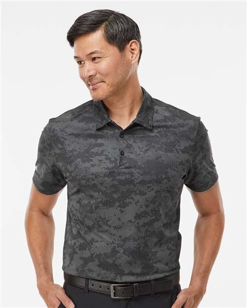 Men's All Over Camo Print Polo - Adidas – A550