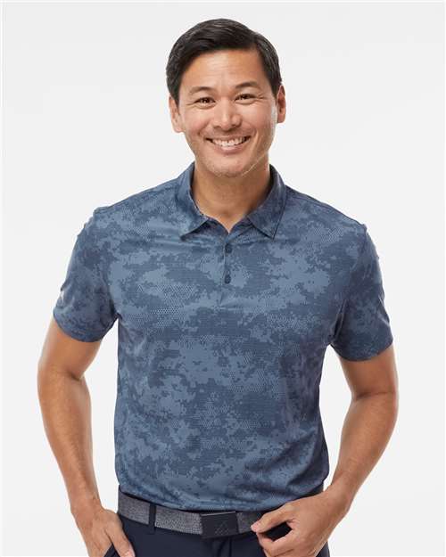Men's All Over Camo Print Polo - Adidas – A550