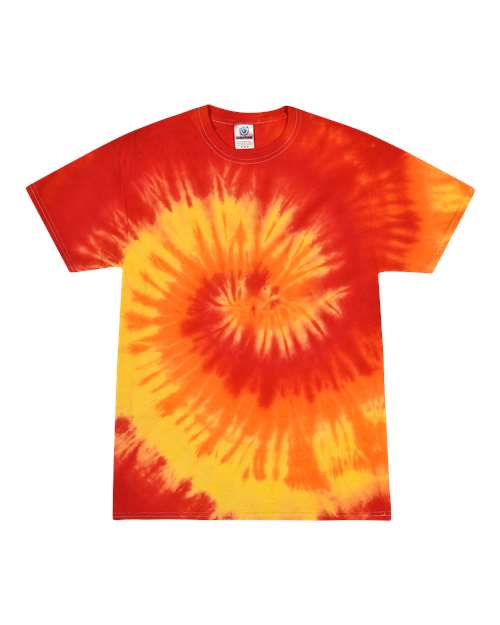 Unisex Multi-Color Tie-Dyed T-Shirt - Colortone - 1000