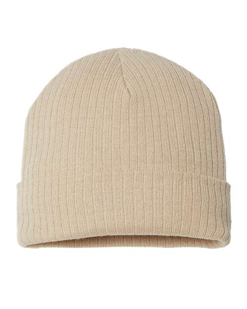Sustainable Rib Cuffed Beanie - Atlantis Headwear - RIO