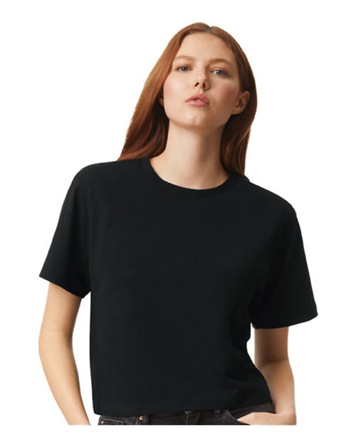 Women's Fine Jersey Mid-Length Boxy Tee - American Apparel - 102