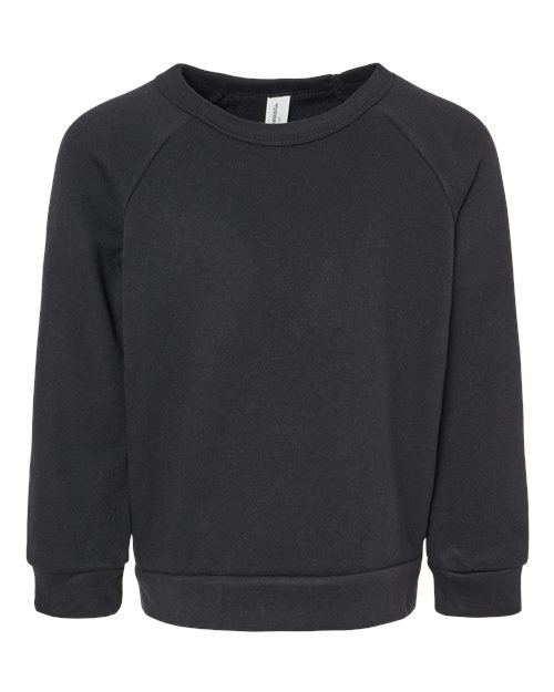 Toddler Sponge Fleece Raglan Crewneck Sweatshirt - BELLA + CANVAS - 3901T