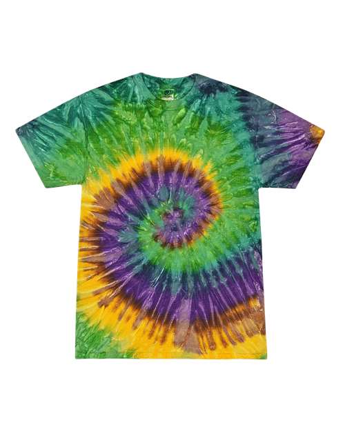 Unisex Multi-Color Tie-Dyed T-Shirt - Colortone - 1000