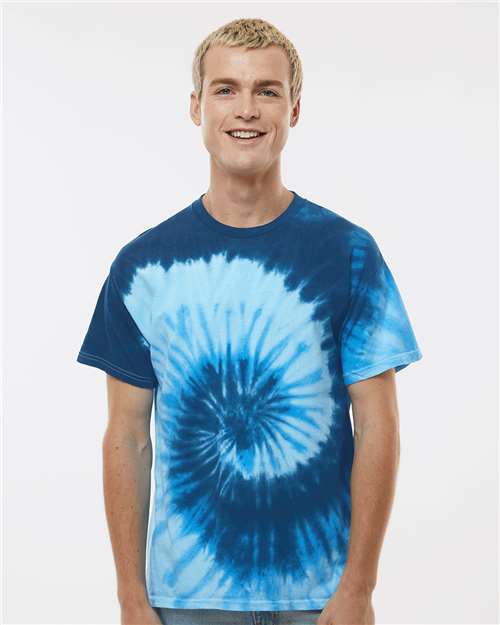 Unisex Multi-Color Tie-Dyed T-Shirt - Colortone - 1000