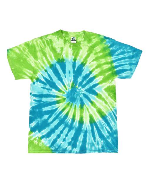 Unisex Multi-Color Tie-Dyed T-Shirt - Colortone - 1000
