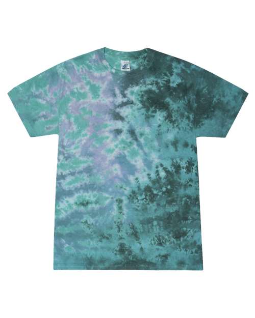 Unisex Multi-Color Tie-Dyed T-Shirt - Colortone - 1000