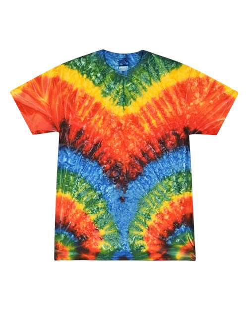 Unisex Multi-Color Tie-Dyed T-Shirt - Colortone - 1000