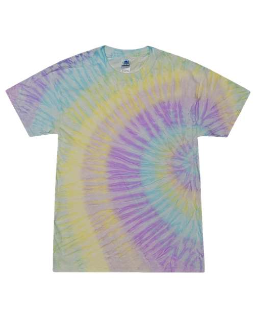 Unisex Multi-Color Tie-Dyed T-Shirt - Colortone - 1000