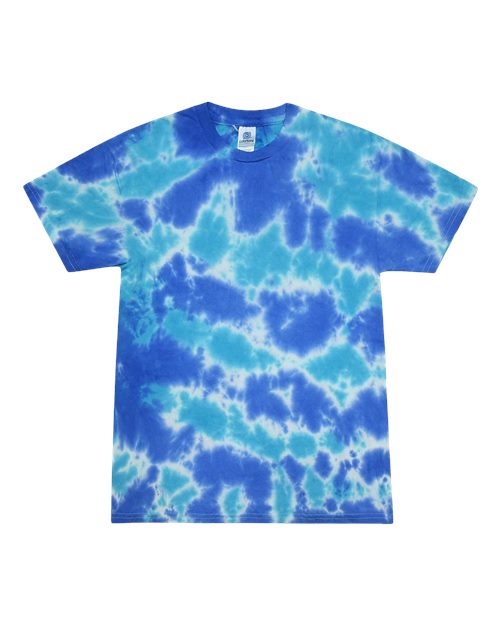 Unisex Multi-Color Tie-Dyed T-Shirt - Colortone - 1000