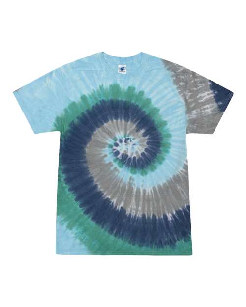 Unisex Multi-Color Tie-Dyed T-Shirt - Colortone - 1000