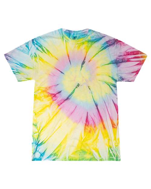 Unisex Multi-Color Tie-Dyed T-Shirt - Colortone - 1000