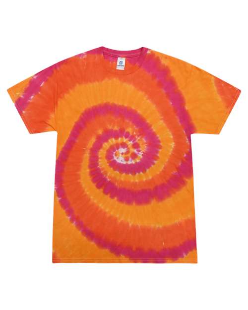 Unisex Multi-Color Tie-Dyed T-Shirt - Colortone - 1000