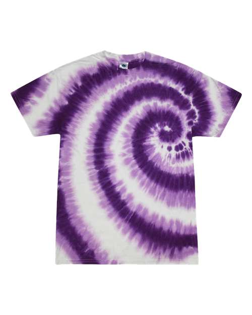 Unisex Multi-Color Tie-Dyed T-Shirt - Colortone - 1000