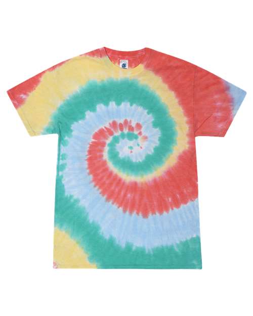 Unisex Multi-Color Tie-Dyed T-Shirt - Colortone - 1000