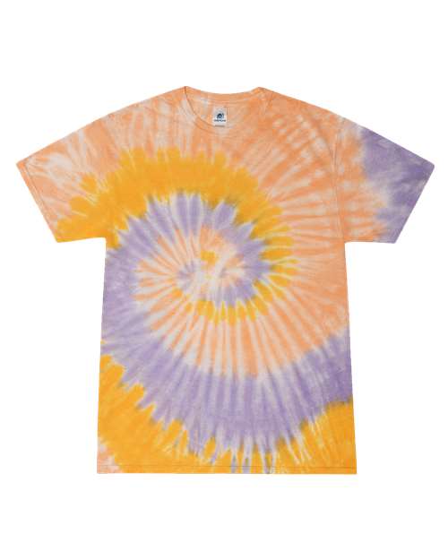 Unisex Multi-Color Tie-Dyed T-Shirt - Colortone - 1000