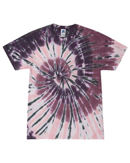 Unisex Multi-Color Tie-Dyed T-Shirt - Colortone - 1000