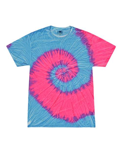 Unisex Multi-Color Tie-Dyed T-Shirt - Colortone - 1000