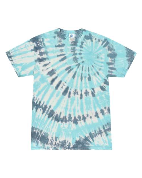 Unisex Multi-Color Tie-Dyed T-Shirt - Colortone - 1000