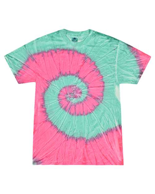 Unisex Multi-Color Tie-Dyed T-Shirt - Colortone - 1000