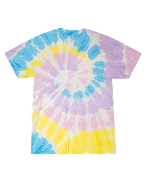 Unisex Multi-Color Tie-Dyed T-Shirt - Colortone - 1000
