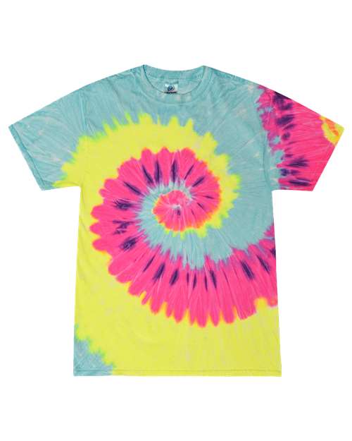 Unisex Multi-Color Tie-Dyed T-Shirt - Colortone - 1000