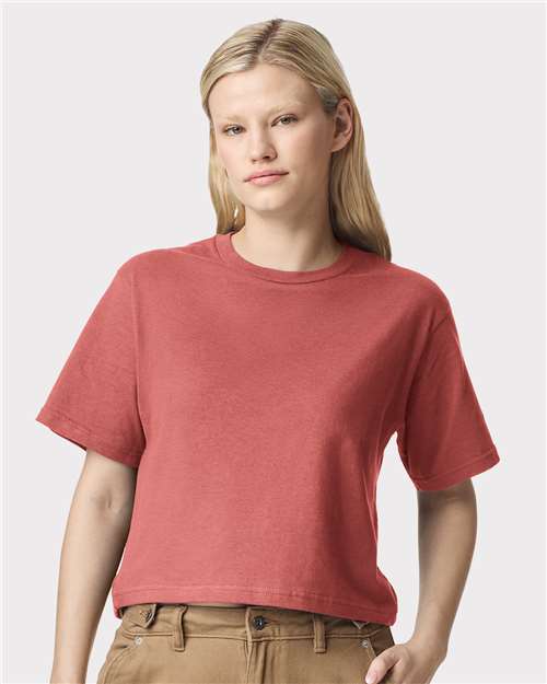 Women's Fine Jersey Mid-Length Boxy Tee - American Apparel - 102