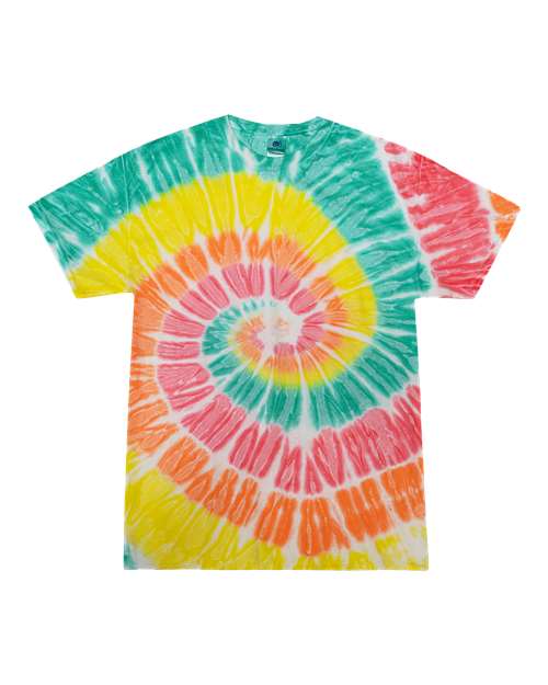 Unisex Multi-Color Tie-Dyed T-Shirt - Colortone - 1000