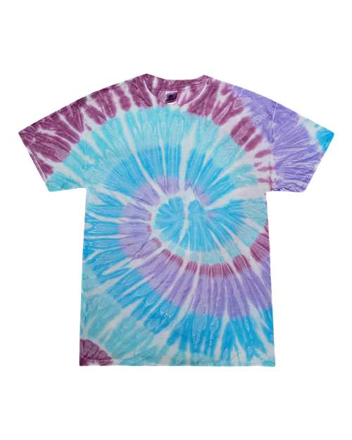 Unisex Multi-Color Tie-Dyed T-Shirt - Colortone - 1000