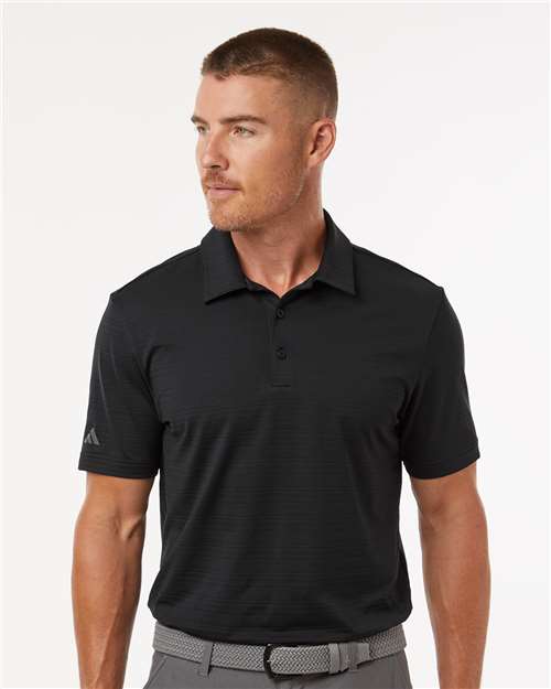 Men's Textured Stripe Polo - Adidas – A704