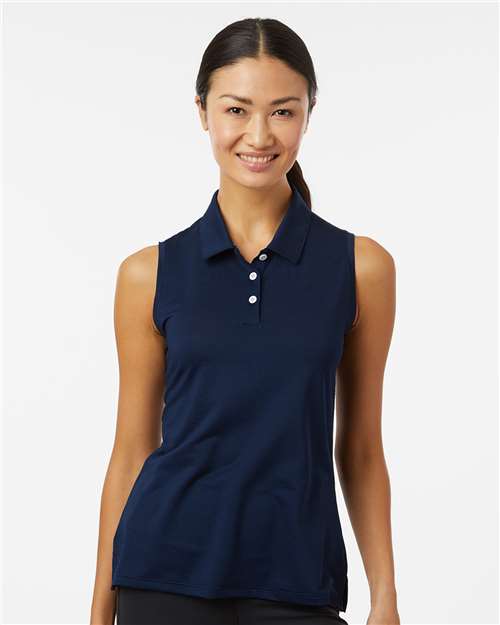 Women's Ottoman Sleeveless Polo - Adidas – A1005
