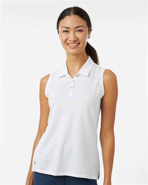 Women's Ottoman Sleeveless Polo - Adidas - A1005