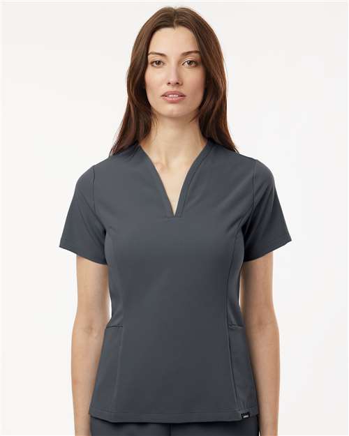 Women's Calix Fit & Flare Scrub V-Neck Top - Jaanuu - W10003