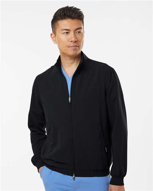 Men's Wolfe Everyday Full-Zip 6-Pocket Scrub Jacket - Jaanuu - M60001