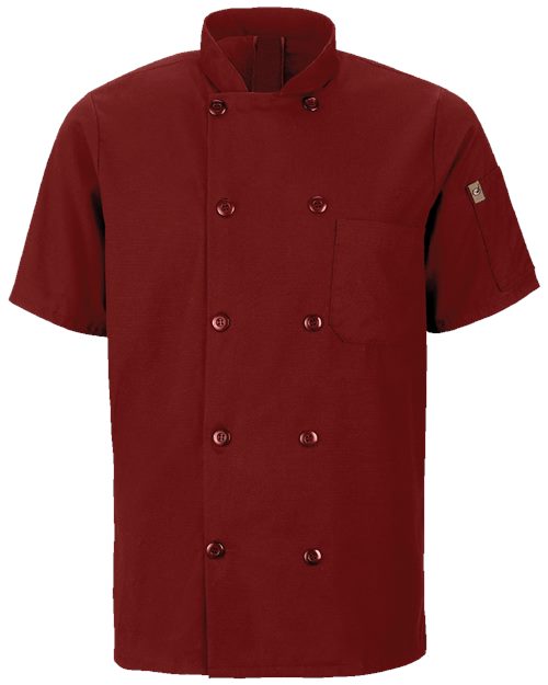 Mimix™ Short Sleeve Chef Coat with OilBlok - Chef Designs - 046X