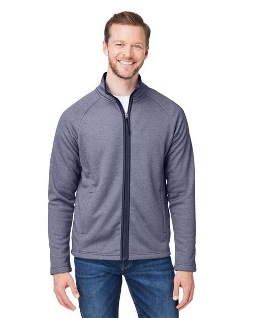 Men's Venture Heathered Stripe Full-Zip Jacket - CORE365 - CE72