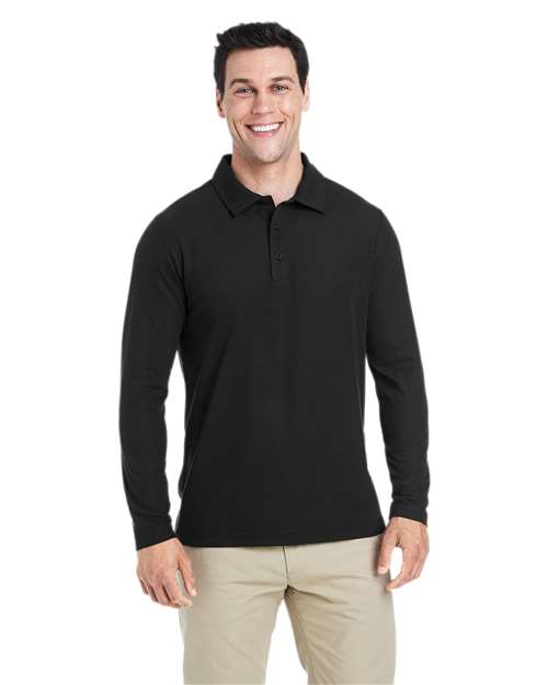 Men's Fusion ChromaSoft™ Long Sleeve Pique Polo - CORE365 - 13357