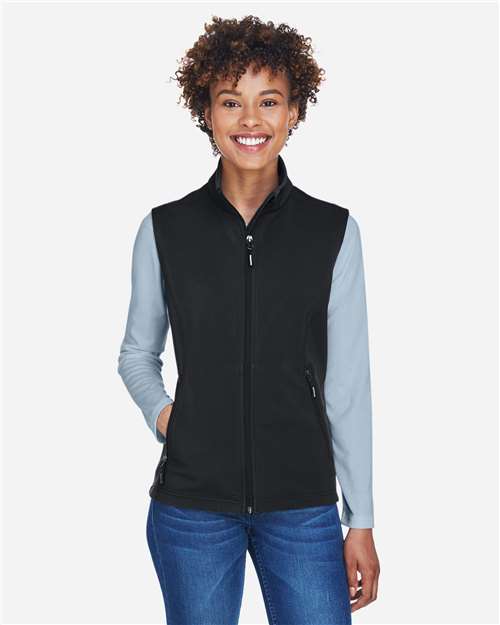 Women's Cruise Two-Layer Fleece Bonded Soft Shell Vest - CORE365 - CE701W