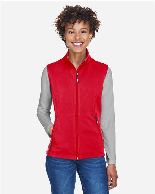 Women's Cruise Two-Layer Fleece Bonded Soft Shell Vest - CORE365 - CE701W