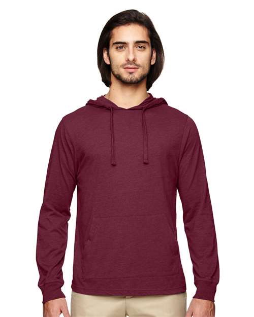 Unisex Eco Jersey Pullover Hooded Long Sleeve T-Shirt - econscious - EC1085
