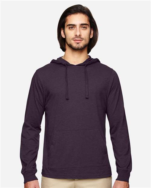 Unisex Eco Jersey Pullover Hooded Long Sleeve T-Shirt - econscious - EC1085