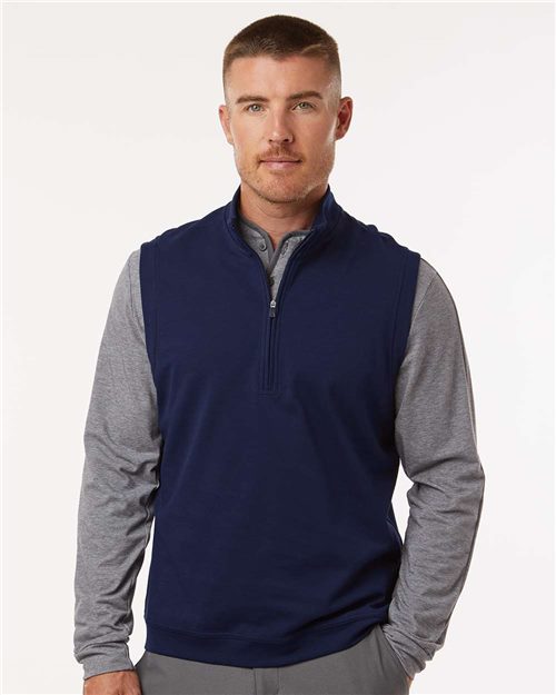Men's Club Quarter-Zip Vest - Adidas - A599