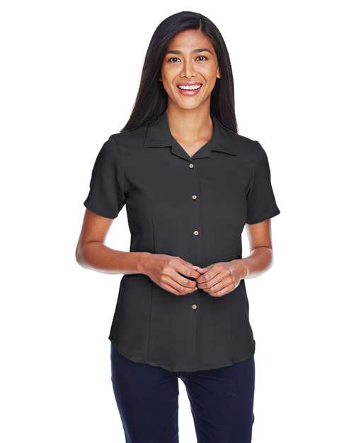 Women's Bahama Cord Camp Shirt - Harriton - M570W