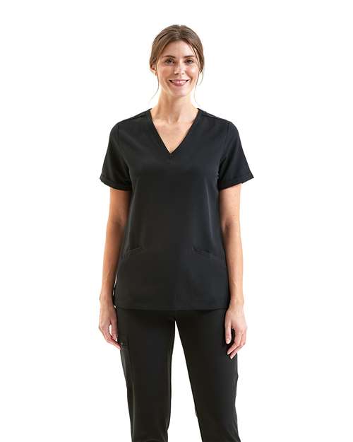 Women's Invincible V-Neck Stretch Scrub Top - Onna - NN310